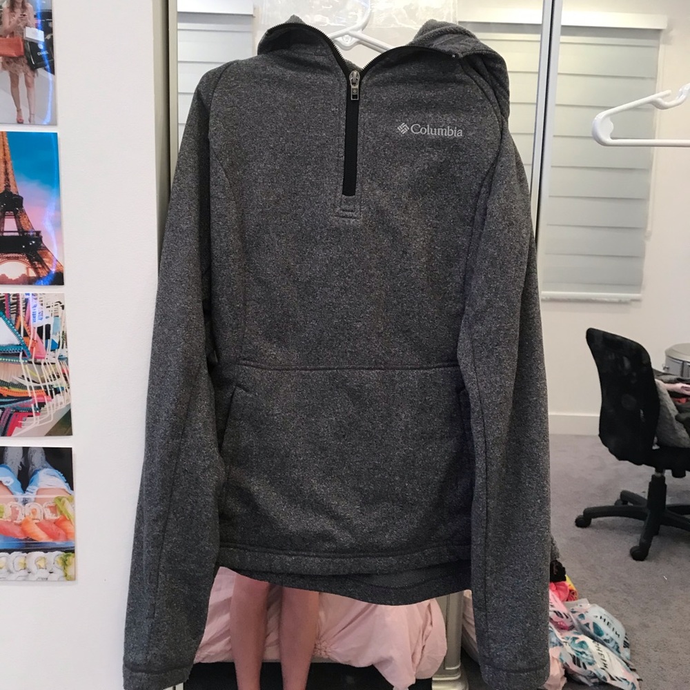 Grey Columbia Quarter Zip
